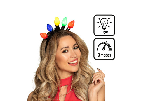 Bentiță de petrecere LED multicoloră