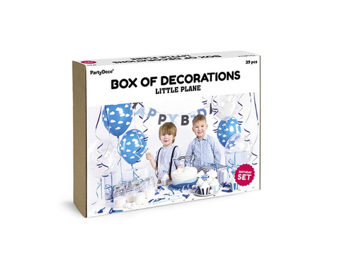Party Box - Party Box - Set de decorațiuni pentru ziua de naștere a avionului