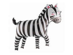 Balon cu folie Zebra - 80 x 78 cm - 1 buc.