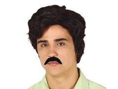 Peruca neagră de dealer de droguri - 1 buc.