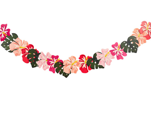 Ghirlandă cu flori tropicale - 200 cm - 1 buc.