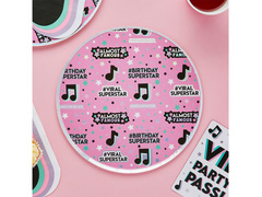 Farfurii de hârtie Nutty - 23 cm - 8 buc.