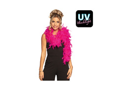 Eșarfă pană BOA - UV roz - 180 cm