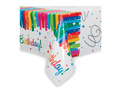Față de masă Rainbow Happy Birthday - 137 x 213 cm - 1 buc.