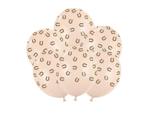 Baloane latex potcoavă - 30 cm - 6 buc.