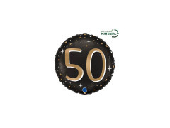 Sparkling 50 balon rotund din folie - 14" - 1 buc.