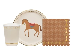 Set de hârtie cu motiv de cal - 36pcs.