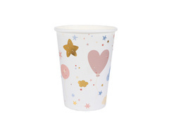 Pahare de hârtie Sweetheart - 270 ml - 10 buc.