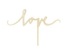 Topper pentru tort Love - 16 cm