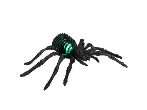 Decor cu schelet de păianjen strălucitor - 22 cm - 1 buc.
