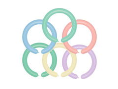 Argilă modelabilă, tuburi - culori mixte - tăiței - 100 buc.