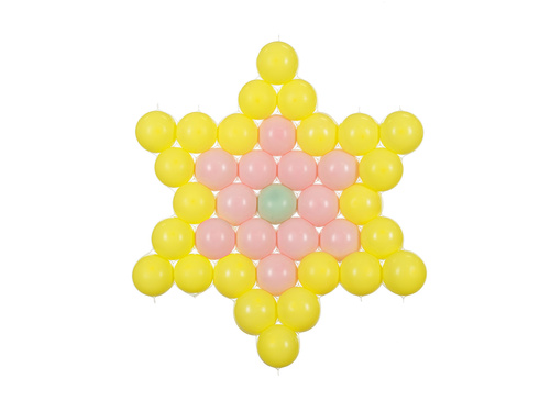 Plasă pentru baloane - stea - 63x68 cm - 1 buc.