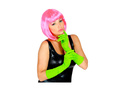 Mănuși lungi verde neon 40 cm
