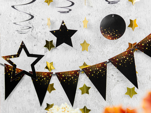 Sparkling steag agățat banner - 5m