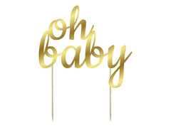 Oh baby cake topper - 1 buc.
