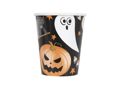 Pahare de hârtie Halloween - 266 ml - 8 buc.