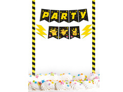 Topper na tort Party Pokemon - 1 szt.