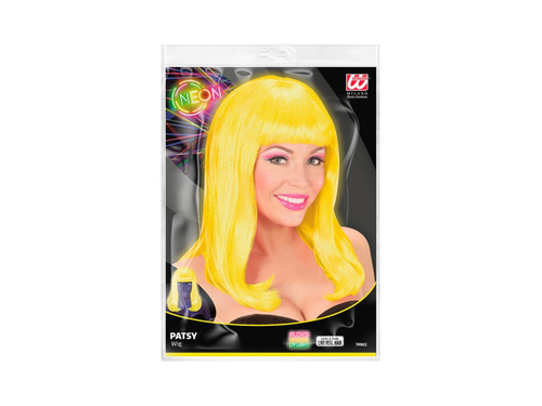 Peruca Patsy galben neon