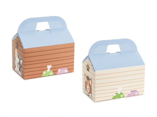 Cutii decorative pentru tort Doggies - 6 buc.