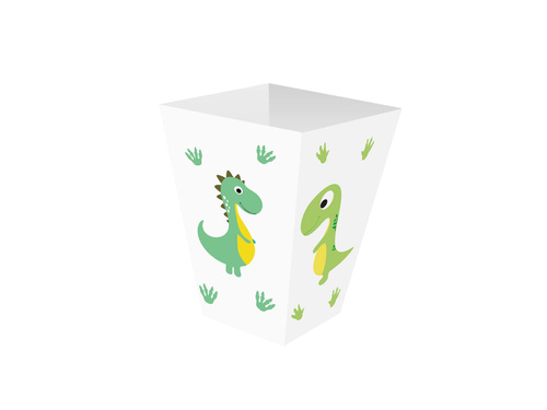 Cutii de popcorn Happy Dinosaurs - 6 buc.