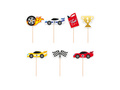Picuri pentru tort Race Race - 10,5 cm - 7 buc.