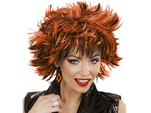 Cercei cu diamante portocalii și negre