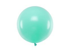 Balon gigant cu diametrul de 60 cm - pastel mentă.