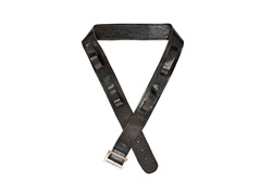 Cureaua neagră cu 4 tocuri pentru săbii și arme - asemănătoare pielii