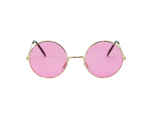 Ochelari hippie roz - 1 buc.