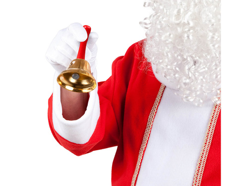 Clopotul lui Moș Crăciun din aur