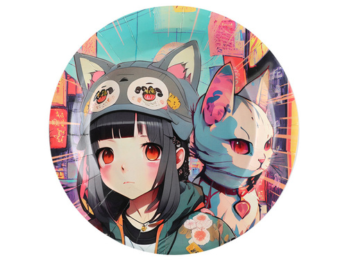 Farfurii manga - 22,5 cm - 10 buc.