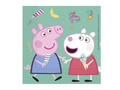 Șervețele aniversare Peppa Pig - 33 cm - 20 buc.