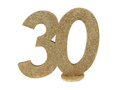 Decorațiuni de masă Thirty gold 30s - 1 buc.