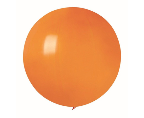 Balon gigant 85 cm în diametru - portocaliu pastel - 1 buc.