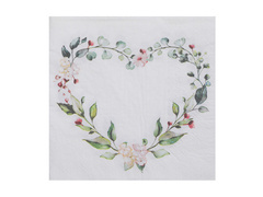 Șervețele cu frunze verzi - 33 cm - 20 buc.