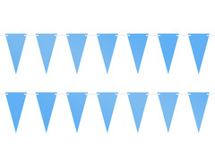 Banner Ghirlandă cu Fanioane Bleu – 500 cm