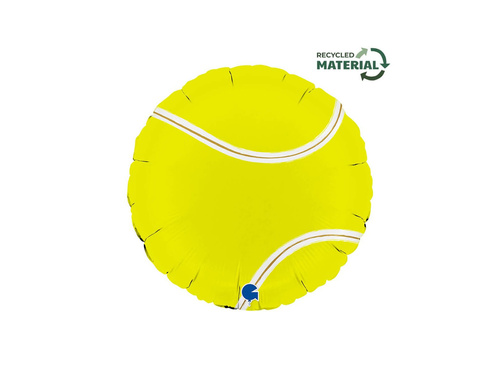 Balon rotund din folie Mingea de tenis - 14" - 1 buc.