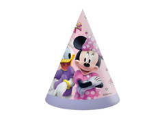 Capace de hârtie Minnie Mouse - 6 buc.