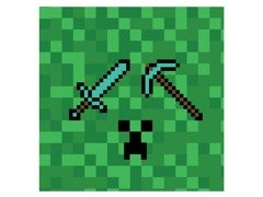 Șervețele aniversare Pixels - 33 cm - 20 buc.