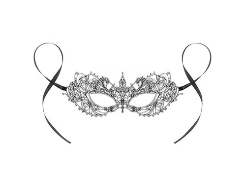 Mască de carnaval Silver Magic - 1 buc.