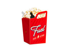 Cutii pentru popcorn - 15 cm x 8,5 cm - 6 buc.
