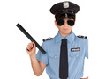 Baston de poliție negru - 29 cm - 1 buc.