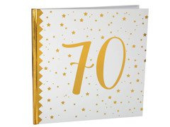 Carte de oaspeți albă tipărită 70 - 24 cm x 24 cm