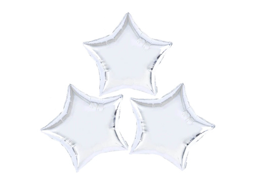 Baloane din folie Silver Star - 23 cm - 3 buc.