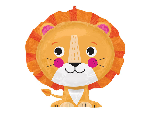 Leu balon folie - 60 x 53 cm - 1 buc.