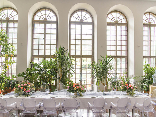 Față de masă albă - 180 x 300 cm - 1 buc.