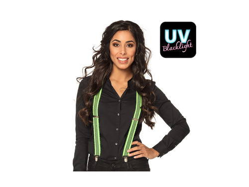 Ruffles ham verde neon UV