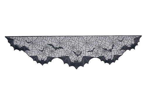 Șervețel negru Halloween Bats - 50 x 200 cm - 1 buc.