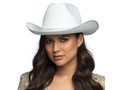 Pălărie de cowboy cu zirconii albe - 1 buc.