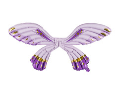 Balon din folie Aripi de fluture violet - 102 x 50 cm - 1 buc.